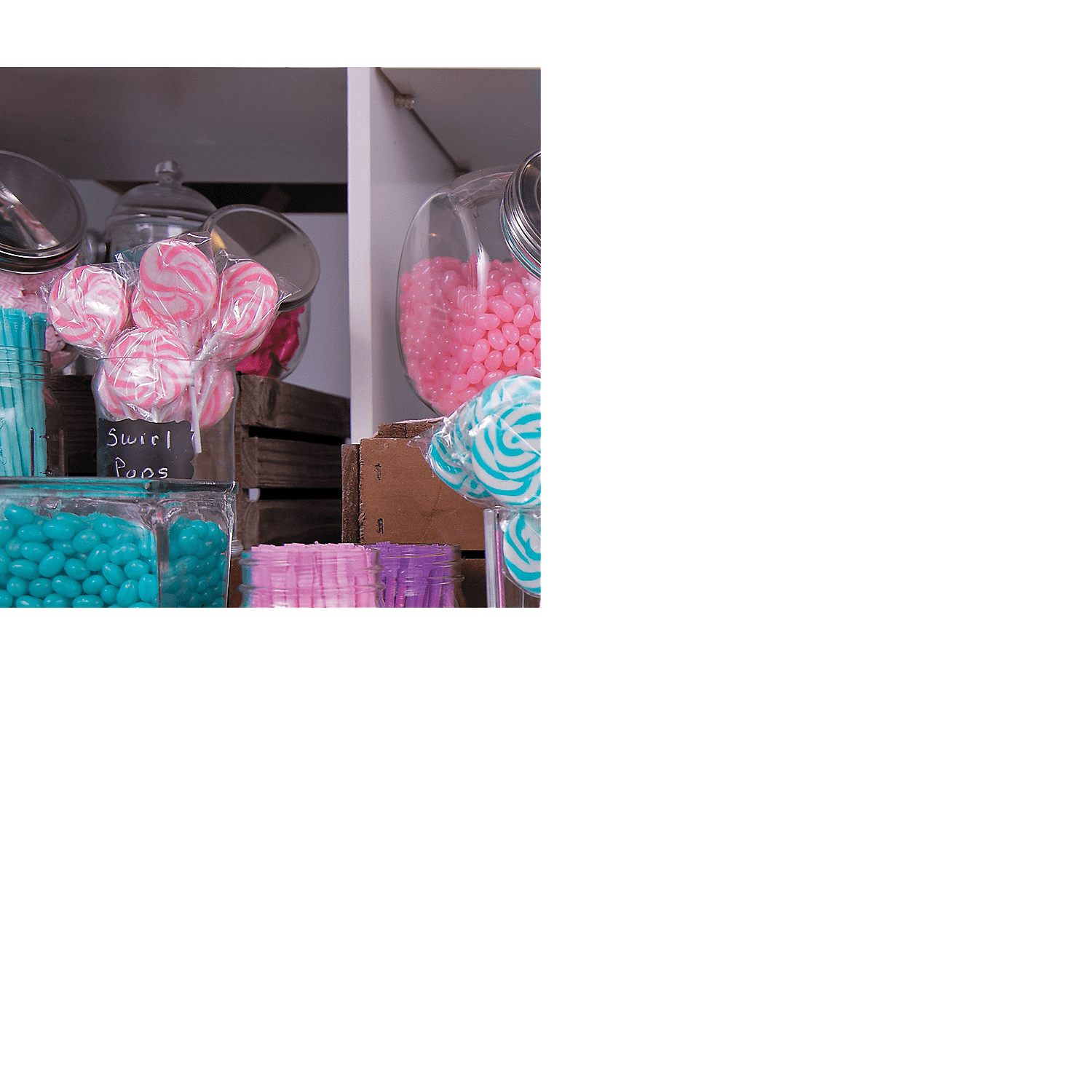 Candy Filled Straws Powder Sticks, Bulk Set of 240, Party, Gender Reveal, Wedding and Buffet Candy (Hot Pink)