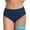 Navy, variant on Women's High Waisted Bikini Bottoms Retro Swimwear Full Coverage Bathing Suit Bottom Comfortable Stretchy Swim Pants for Women