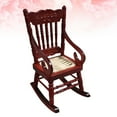 thumbnail image 3 of 1 minisilla de madera para casa, mueble en miniatura, reposabrazos, mecedora, accesorios para casa., 3 of 7