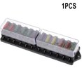thumbnail image 1 of 6-12 Way Fuse Box For Standard Blade Fuses Holder Ato 12Vor 24V Car Or Hgv, 1 of 4