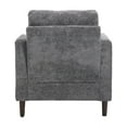 thumbnail image 6 of Coolmore Wood Frame Armchair, Modern Accent Chair Lounge Chair For Living Room,Tufted Club Chair, Mid Century Modern Arm Chairs With Studded, Solid Wood Frame, For Bedroom, Reading (Gray Chenille), 6 of 11