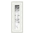 thumbnail image 2 of ArtToFrames 4" x 19" Majestic White Picture Frame, 4x19 inch Silver Wood Poster Frame (WOM-5198), 5 Pack, 2 of 6