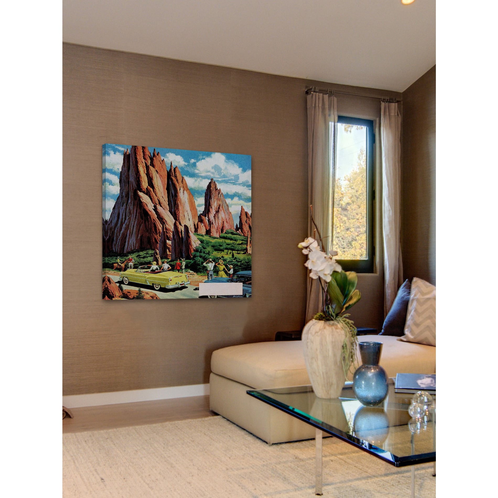 Marmont Hill "Garden of the Gods" Painting Print on Wrapped Canvas