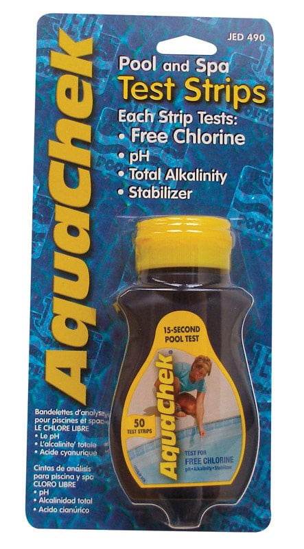 Jed Pool Tools 00-490 5 Test Pool & Spa Test Strips 50 Count