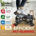 thumbnail image 4 of KeppiFitness Steppers for Exercise at Home, Mini Stair Stepper Machine with 350LB Maximum Capacity,Mini Stepper with Resistance Bands for Cardio Fitness Full Body Workout, 4 of 4