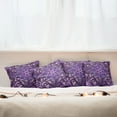 thumbnail image 3 of Ambesonne Vintage Throw Pillow Cover 4 Pack, Mandala Motif Illustration, 20", Lavender Violet White, 3 of 6