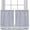 Gray, variant on 2 Pack Country Farmhouse Plaid Checkered Café Tier Curtains - Assorted Colors