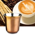 thumbnail image 2 of Coffee Cup Stainless Steel Espresso Cups Double Wall Thermally Insulated Capsule Coffee Mug, 2 of 8