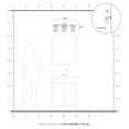 thumbnail image 4 of 17233-46 Livex Lighting Munich - 3 Light Bath Vanity In Contemporary Style-8.5 Inches Tall and 22.5 Inches Wide-Black Chrome Finish, 4 of 14