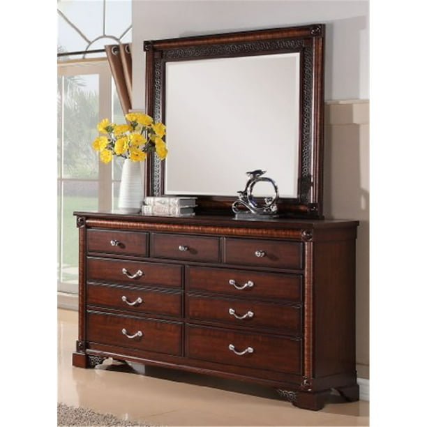 Picket House Furnishings Barrow Dresser, Golden Oak Dresser With Mirror