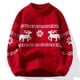 thumbnail image 4 of Suéter de invierno 2024, nuevo suéter de cachemira de lujo de alta gama, suéteres gruesos y cálidos para hombres con ciervos, suéter navideño Harajuku coreano, 4 of 4