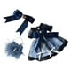 thumbnail image 2 of Ropa de Moda para Muñeca de Bebé CUTICAT Trajes de Vestido de Muñeca Azul oscuro, 2 of 7