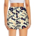 thumbnail image 4 of Vsdgher Game Controller Print Women's Running Double Layer Shorts High Waisted with Pockets Elastic Yoga Workout Athletic Gym Sports, 4 of 7