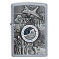 thumbnail image 1 of Zippo Briquet Coupe-Vent Emblème Rue Chrome, 1 of 3