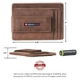 thumbnail image 4 of Alpine Swiss Mens RFID Safe Magnetic Money Clip Wallet Slim Front Pocket Wallet, 4 of 7