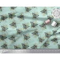 thumbnail image 3 of Soimoi Velvet Fabric Artistic Butterfly Printed Craft Fabric by The Yard 58 Inch Wide, 3 of 3