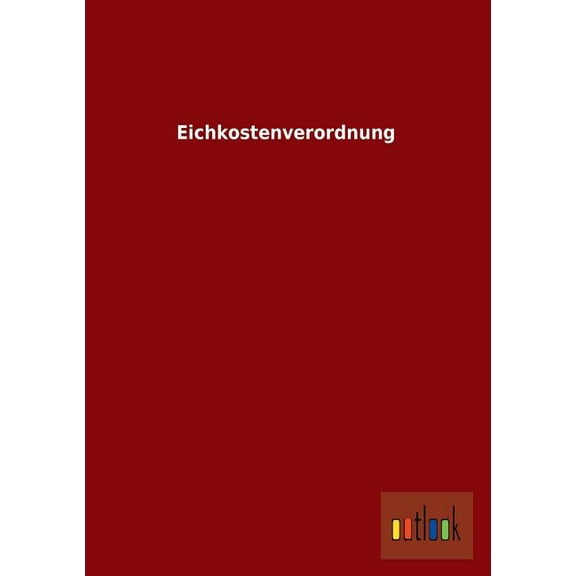Eichkostenverordnung
