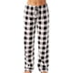 thumbnail image 3 of Pantalones de pijama con estampado a cuadros para mujer, pantalón de piernas anchas, para Otoño e Invierno, 3 of 4