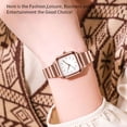thumbnail image 4 of RelOJ Versátil, Diseño Lujoso y Exquisito, Resistente al Agua, No Destiñe, Cómodo de Llevar, Correa de Aleación, Para Mujeres Estudiantes, 4 of 7