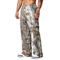 thumbnail image 4 of Dwelliawo Men's Baggy Camo Pants Camouflage Sweatpants with Pockets,Camo Cargo Joggers for Gym Workout & Hiking Earthy Yellow 2xL, 4 of 6