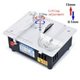 thumbnail image 6 of Mini Table Saw Adjustable Bench Saws for Crafts Wood DIY Acrylic PCB Cutting Machine Woodworking, 6 of 8