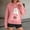 A_Pink, variant on XPMWRP Cute Cat Sweatshirt for Women Casual Graphic Hoodie Fashion Animal Print Long Sleeve Pullover Oversized Tops Hot Pink XL