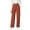 Amber Color, variant on Womens Dress Pants Wide Leg Pull on Stretchy Work Pants Women Business Casual Trousers with Pockets Camel Color L