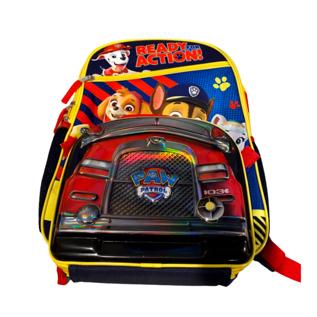Paw Patrol Ready For Action Backpack With Lunch Kit