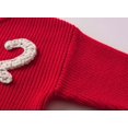 thumbnail image 6 of Afdoent Girls Sweaters Embroidered Soft Knit Sweater Kids Fall Pullover Sweaters Top Birthday Daily Wear 5-6 Years, 6 of 8