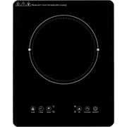 Digital Induction Cooktop,1800W 110V Single Burner Electric Stove, Countertop Burner with , Induction Cooker Vitro Ceramic Glass Black Surface for Cast Iron Pan(1800W,Single)