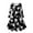Noir, variante sur TIWEKE Robes pour Filles Imprimé Halloween Robe Décontractée pour Enfants Vêtements de Jeu Confortables pour Tenues Quotidiennes Printemps Été Automne Mode, Taille 10-13 Ans