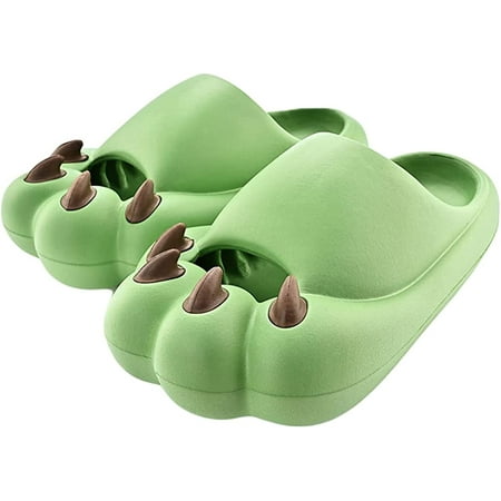 

CoCopeaunts Unisex Cat Paw Slides Non-Slip Lightweight Sandals Novelty Beach Slides Indoor & Outdoor