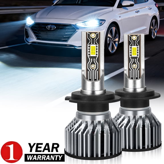 For 2018-2020 Hyundai Elantra GT LED Headlights Low Beam 2 Bulbs Kit White