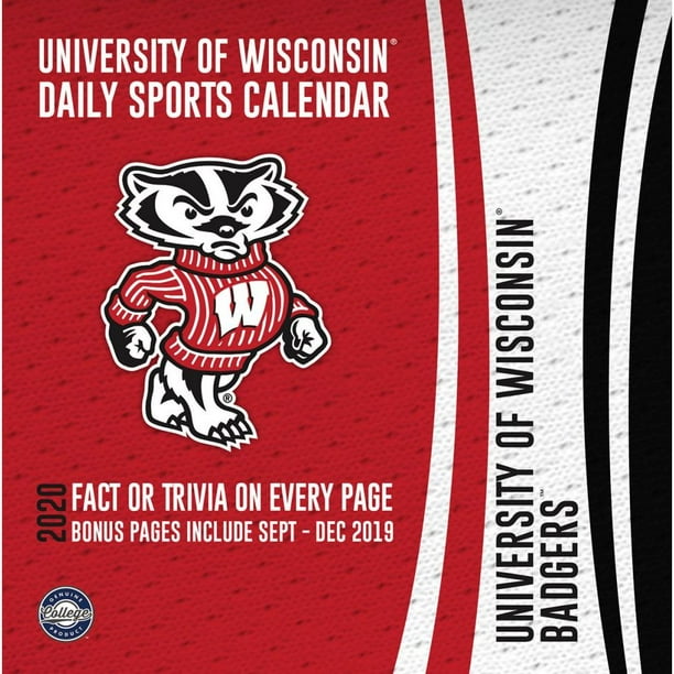 Turner Licensing, 2020 Wisconsin Badgers Desk Calendar
