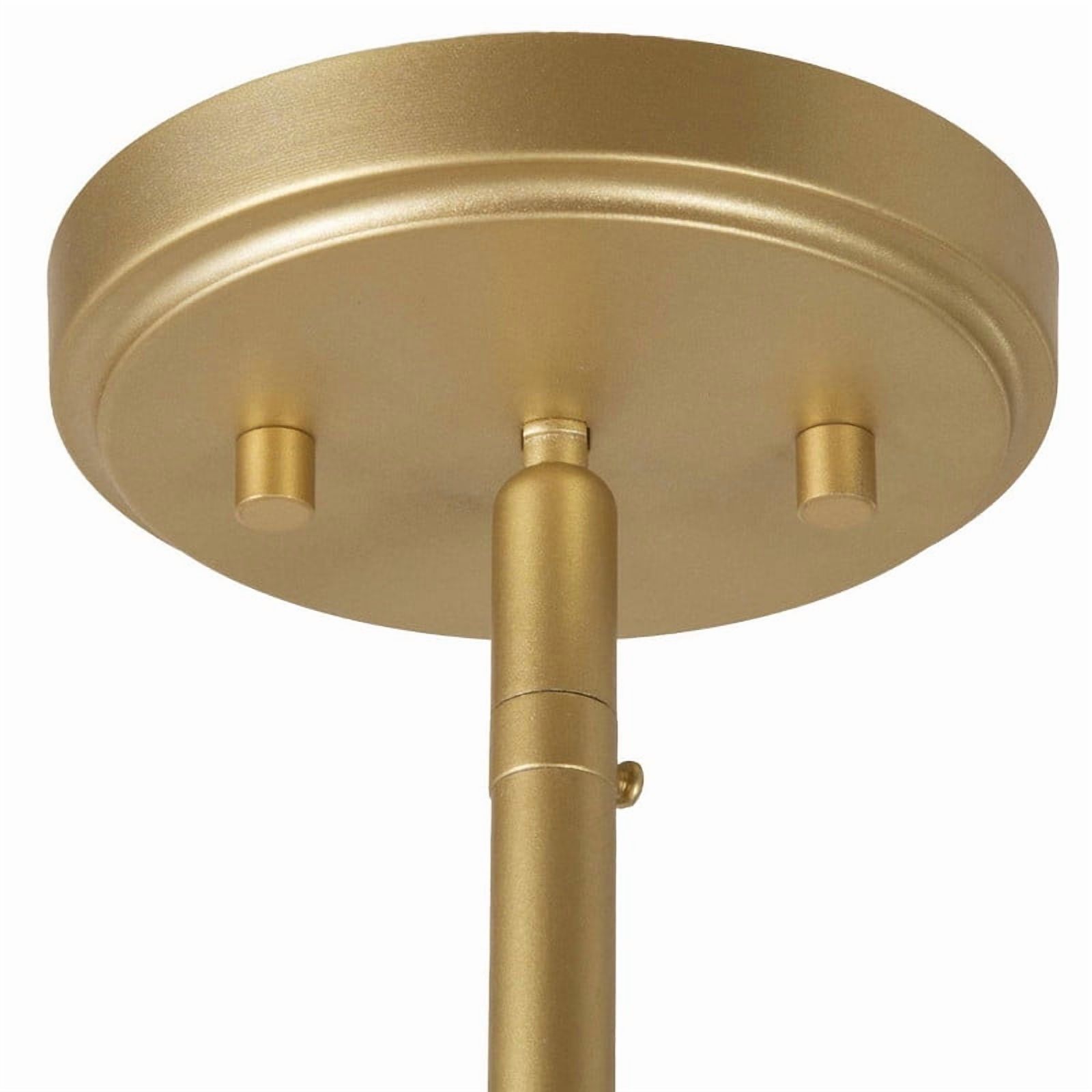 LNC 8-Light Modern Gold Sputnik Chandelier with Adjustable Rods for Living Room or Dining Room