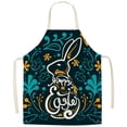 thumbnail image 2 of Huayishang Apron Sleeve Easter Series Household Printing Linen Apron Kitchen Multi Function Apron Funny Personality Creative Apron, 2 of 6