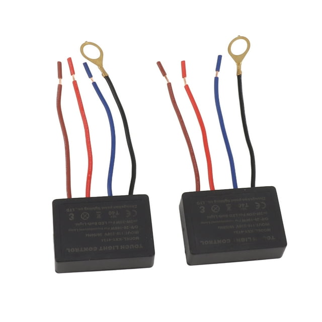 Touch Lamp Replacement Sensor, 110-230V 3 Way Touch Sensor Dimmer with Wiring for Repairing Parts