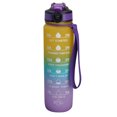 thumbnail image 1 of LILELIS 32Oz Leakproof Drinking Water Bottle with Time Marker and Straw to Ensure You Drink Enough Water Throughout the Day for Fitness and Outdoor Enthusiasts Cup White One Size, 1 of 5