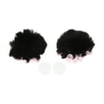 thumbnail image 1 of Accesorios para Casco de Motocicleta Decoración Moño con Encaje Rosa para Casco de Motocicleta Bicicleta Esquí Pegatina de Terciopelo Negro 2 Juegos, 1 of 6