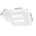 thumbnail image 4 of OUNONA 16-Pcs Adjustable Fridge Divider for Maximizing Space Usage in Drawers and Shelves, 4 of 8