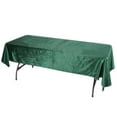 thumbnail image 5 of Efavormart Premium Velvet Hunter Emerald Green 60" x 102" Rectangle Tablecloth For Wedding Party Events, 5 of 9