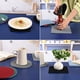 thumbnail image 5 of Silicone Trivets for Hot Dishes, Silicone Pot Holders for Tabletop, Trivet Mat Hot Pads for Kitchen, Trivets for Hot Pots and Pans, Heat Resistant Mats for Quartz Countertop, Set 4 Teal, 5 of 5