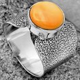 thumbnail image 2 of Natural Spiny Oyster Shell - Arizona 925 Sterling Silver Ring s.8 Jewelry R-1450 SDR204765, 2 of 5