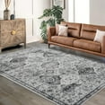thumbnail image 2 of Yesurprise 6x9ft Persian Romantic Time Gray Area Rugs - 1150Gsm 100% Polyester, 350Gsm Velvet, Pearl Velvet, Washed Back, Folding, Printed Carpet, 2 of 8