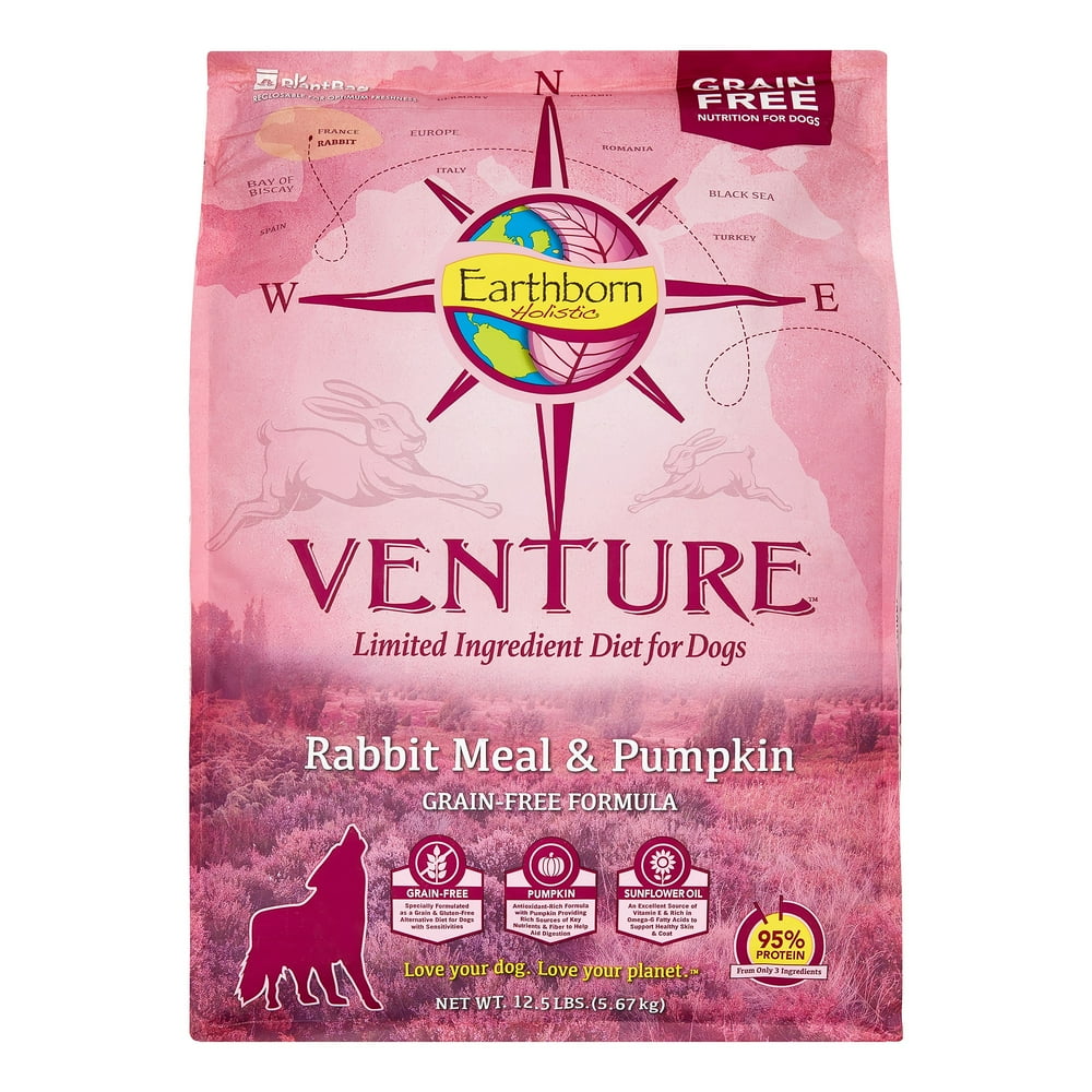 Earthborn Holistic Venture GrainFree Limited Ingredients Rabbit