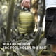 thumbnail image 3 of Bolsa de almacenamiento al aire libre Caza Camping Senderismo Accesorios de supervivencia Bolsa de cintura Pesca Paquete de montañismo Oxford Pack Pack negro Vogacara OD010881-01, 3 of 7