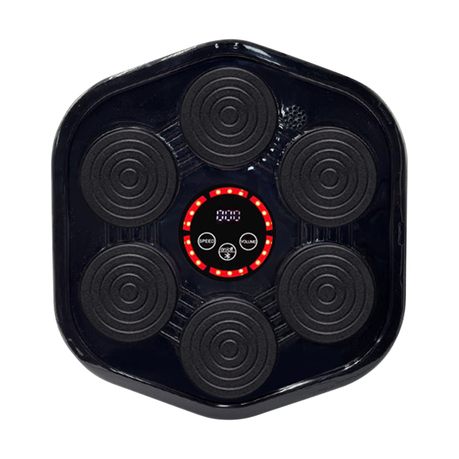 SPOORYYO Smart Music Boxing Machine - Wall Mounted Bluetooth Electronic Punch Trainer, Hand-Eye Coordination, Stress Relief, Ergonomic Design, Easy Installation, Backlight Mode