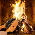 thumbnail image 5 of Oak leaf Fireplace Bellows Wood Air Blower with Hanging Strap Cast Nozzle for Indoor Outdoor Wood Stove Barbecue Fireplace Camping, 5 of 7