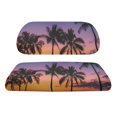 thumbnail image 2 of Pzuqiu Tropical Palm Tree Sunset 2-Piece Golf Cart Seat Covers - Breathable Washable Universal Fit for 2-Seater Golf Carts, 2 of 10