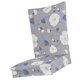 thumbnail image 5 of Elásticas Para Sillas Para Caseros Taburetes De Comedor Cortos Protectores De Asientos Gris y azul BLESIY Cubierta de la silla del comedor, 5 of 6